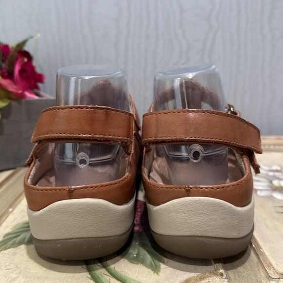 Earth Origins Kara Curie Closed Toe Leather Sandals Brown Women’s Sz 10 - Picture 8 of 13